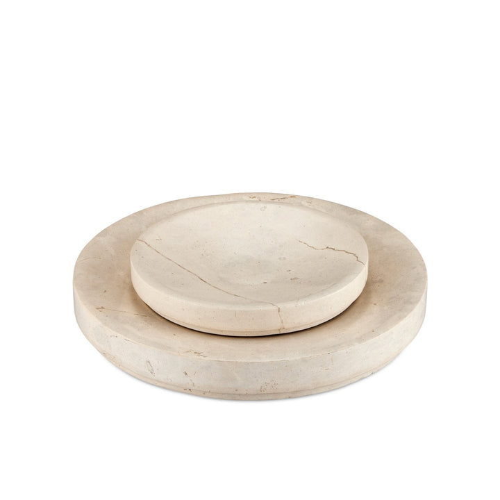 Grecco Marble Low Bowl Set of 2