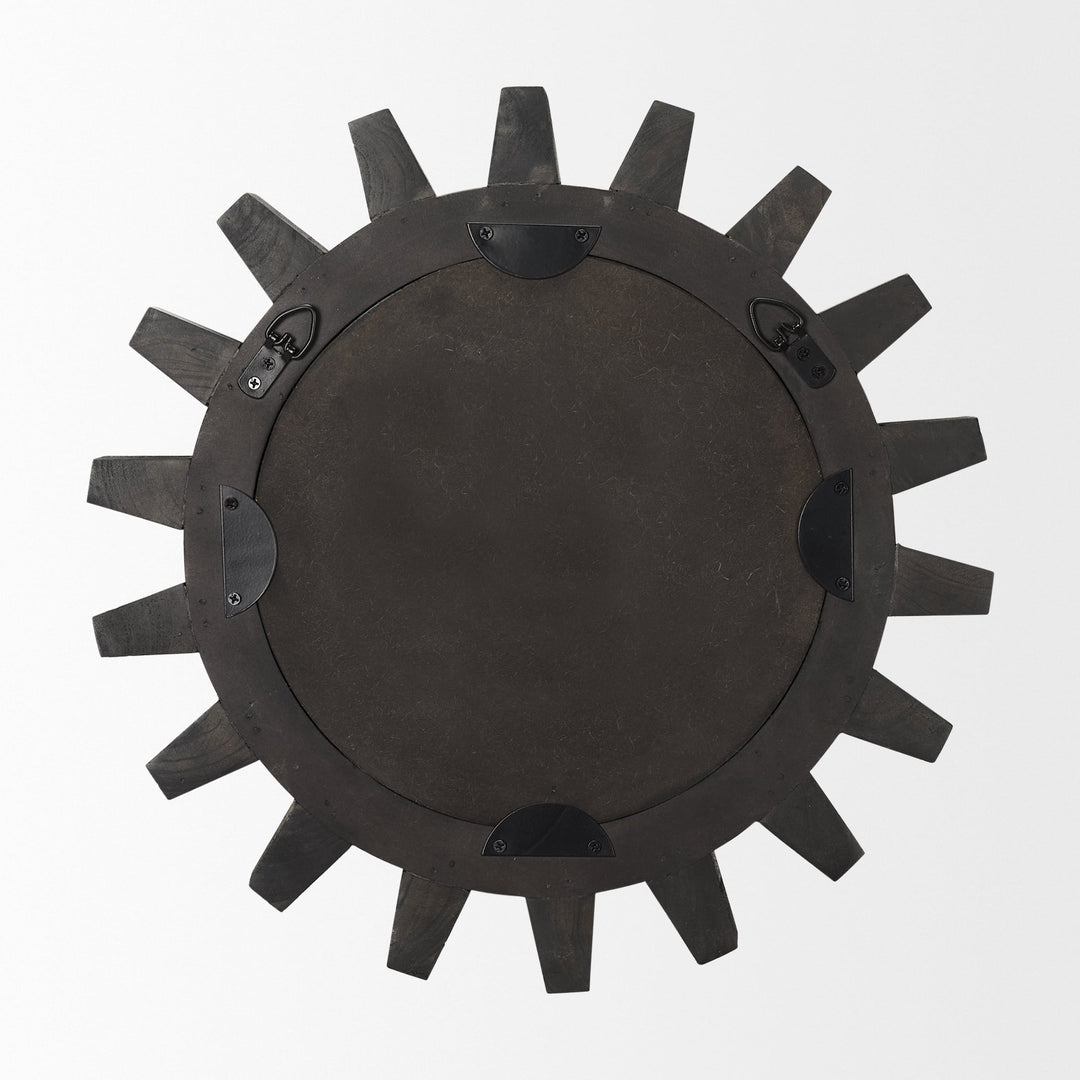 Margaret Black Wood | 17" | Sundance Wall Mirror