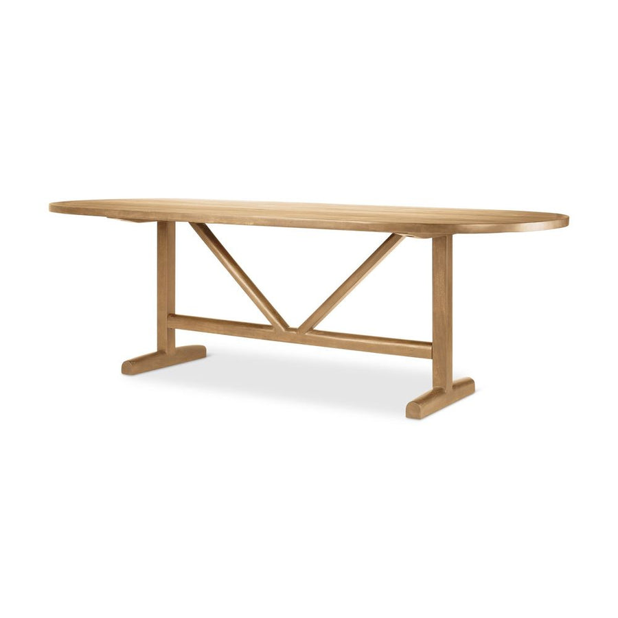 Dining Tables Giovanni Light Brown Wood | 94L Dining Table