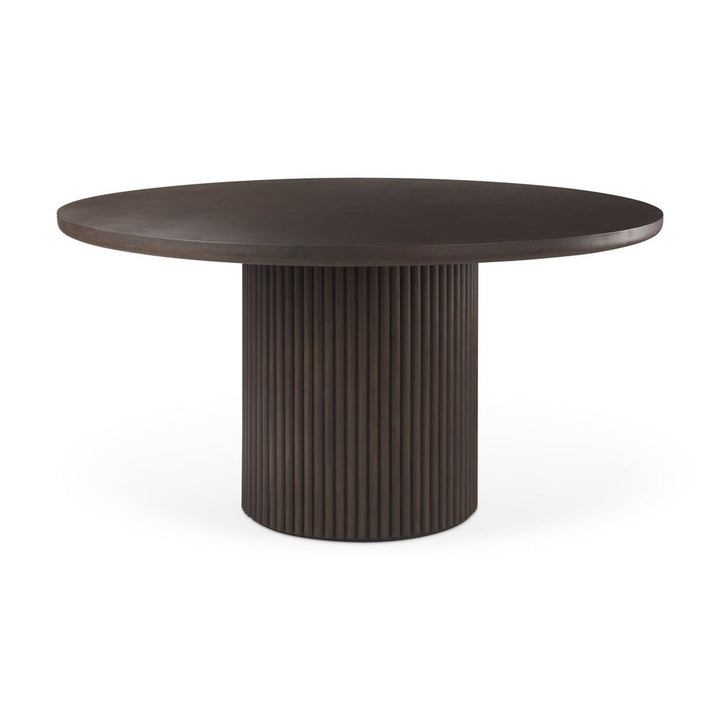 Dining Tables Ella Dark Brown Wood Dining Table