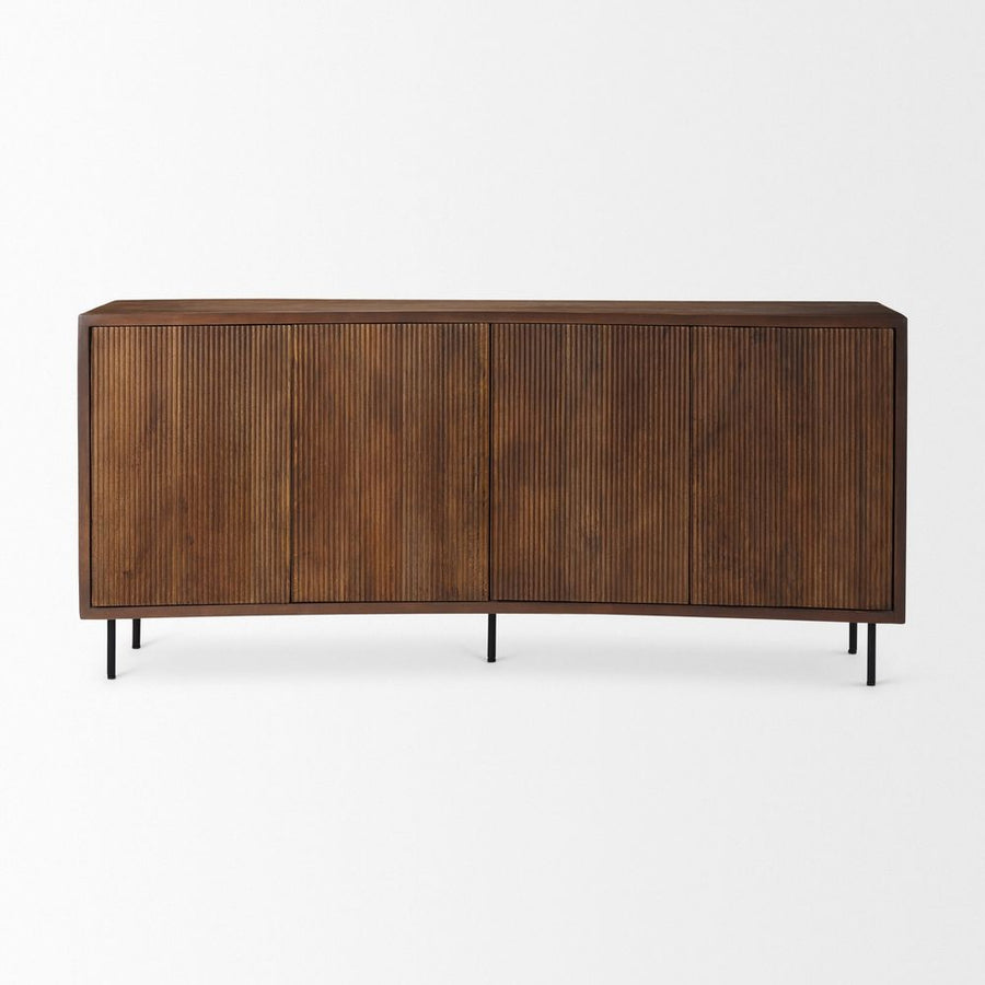 Sideboards & Credenzas Dimitri Medium Brown Wood Sideboard
