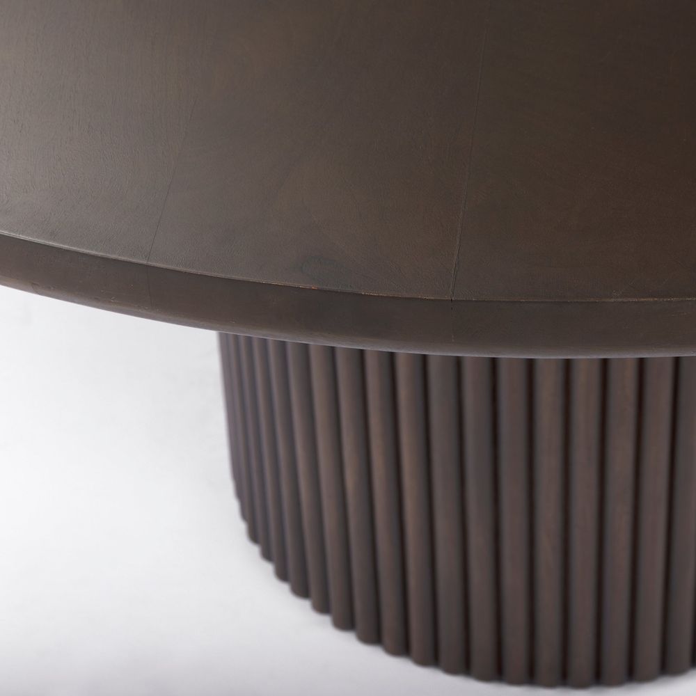 Ella Dark Brown Wood Dining Table