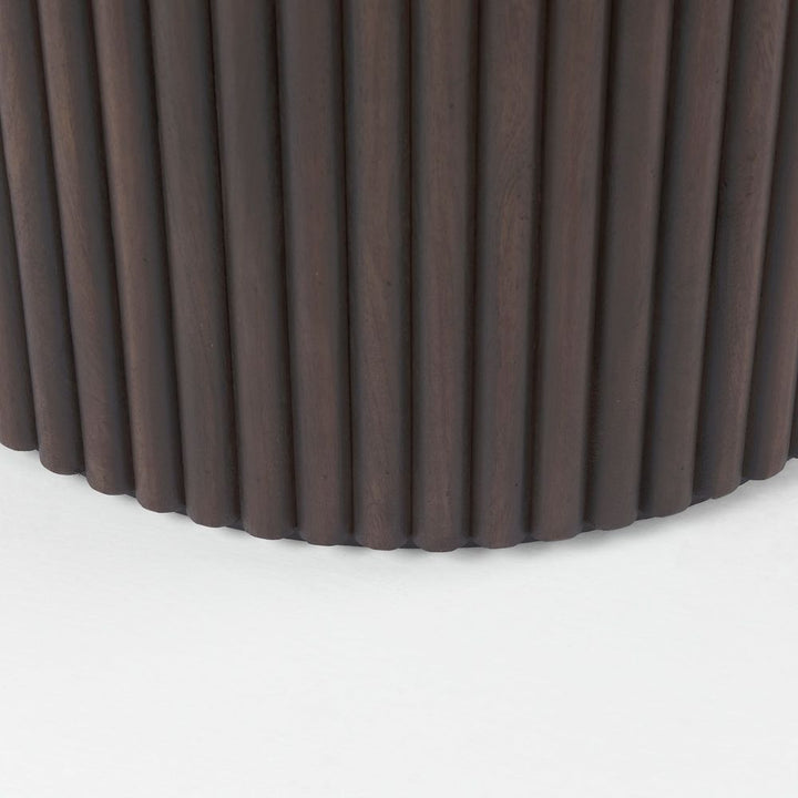 Ella Dark Brown Wood Dining Table