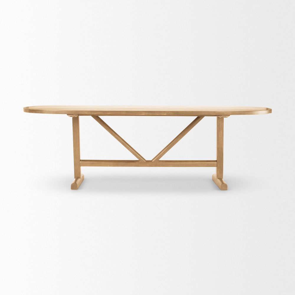 Dining Tables Giovanni Light Brown Wood | 94L Dining Table