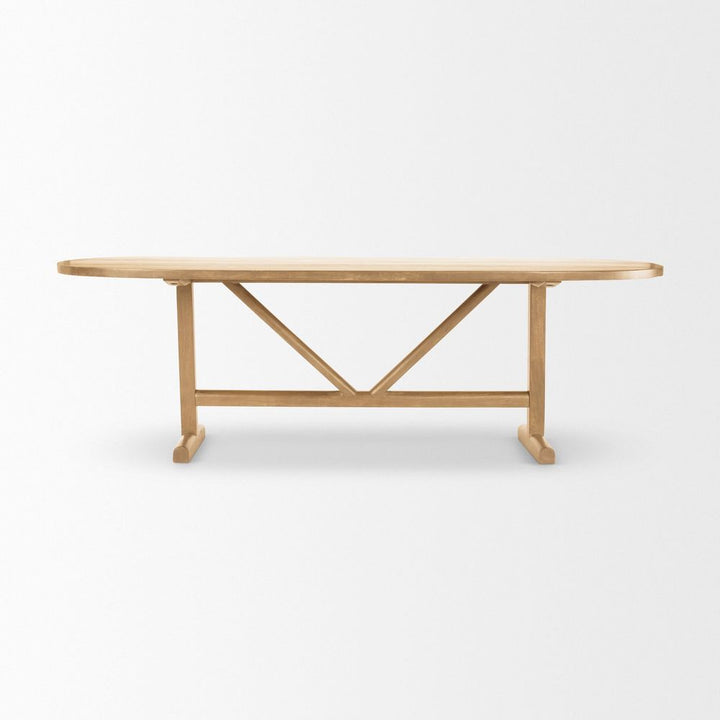 Dining Tables Giovanni Light Brown Wood | 94L Dining Table