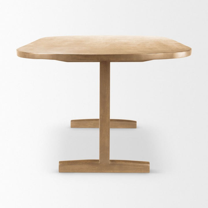 Dining Tables Giovanni Light Brown Wood | 94L Dining Table