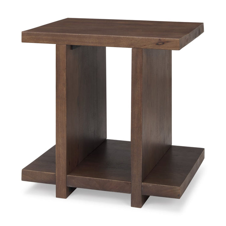 Nohr Medium Brown Wood Accent Table