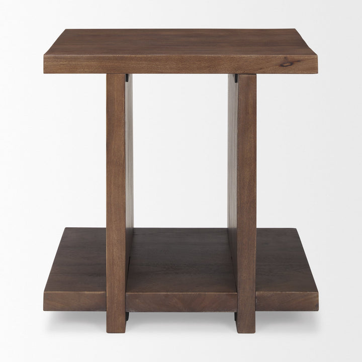Nohr Medium Brown Wood Accent Table