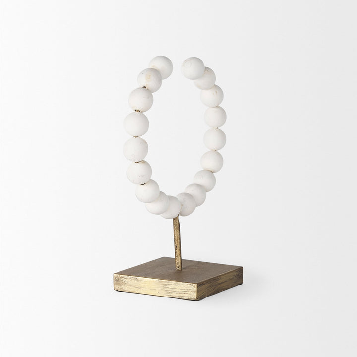 Tarron White Wood | 12H Decorative Object