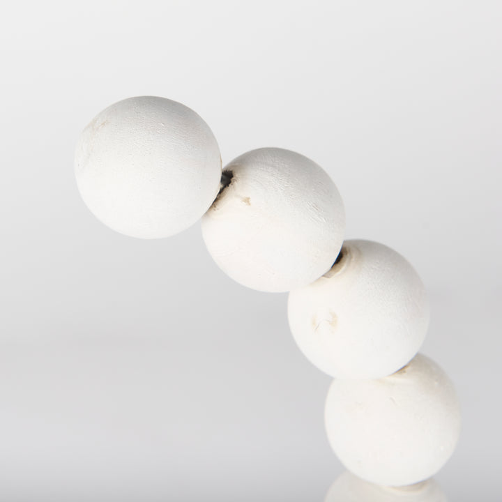 Tarron White Wood | 12H Decorative Object