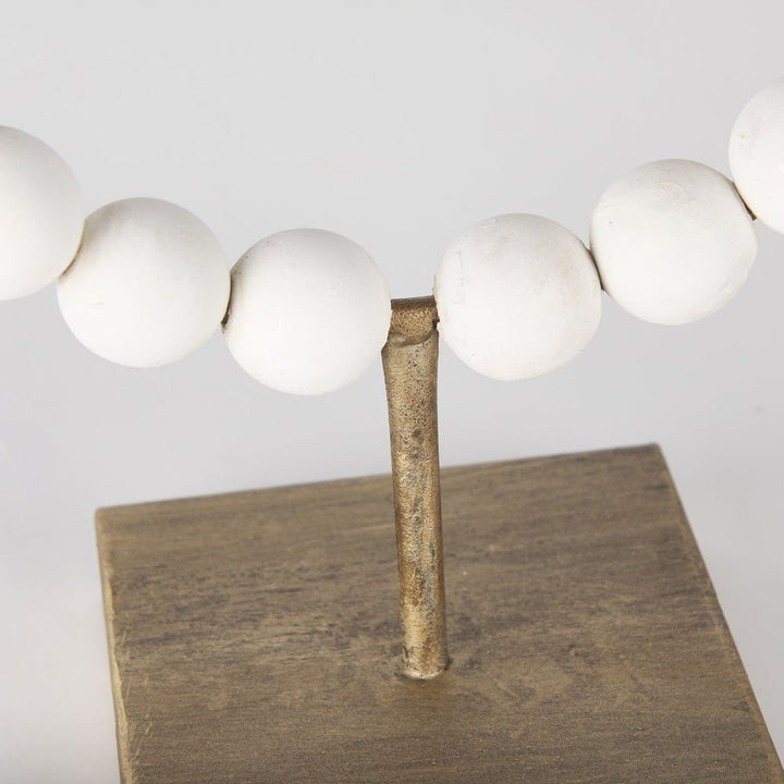 Tarron White Wood | 12H Decorative Object