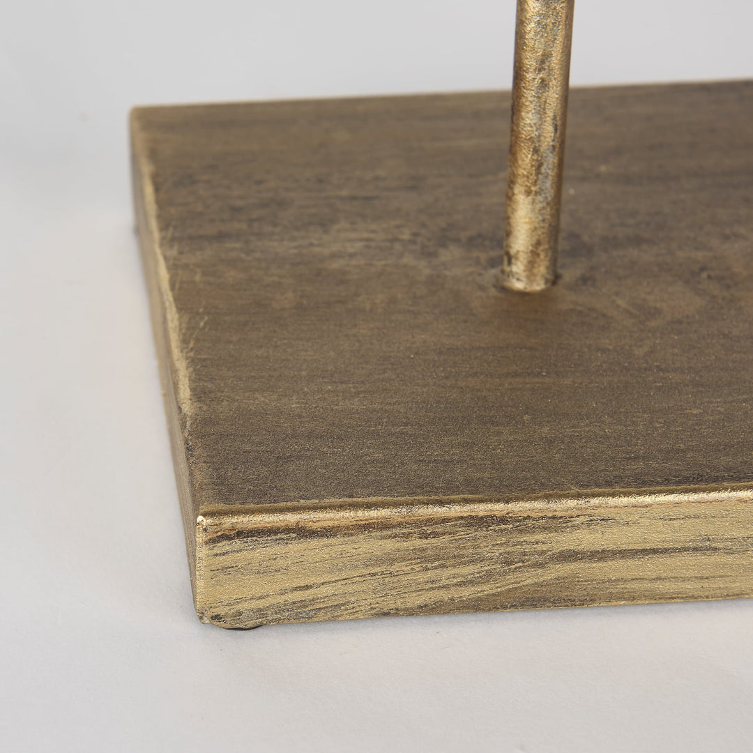Tarron White Wood | 12H Decorative Object