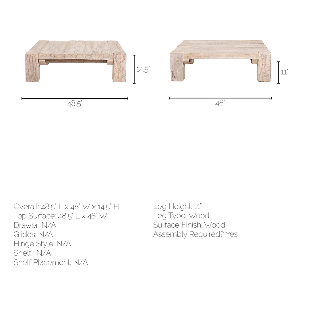 Thornhill Reclaimed Wood Coffee Table