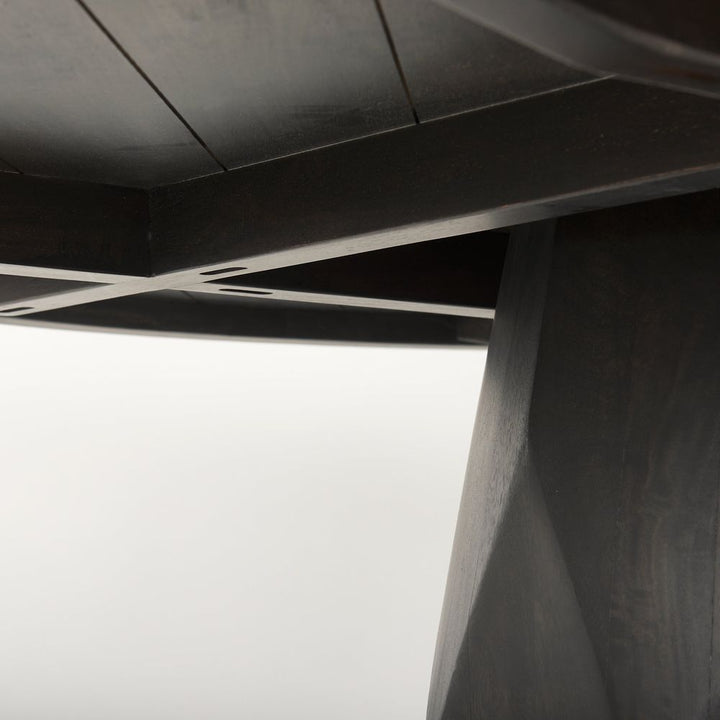 Ward Brown Wood Dining Table