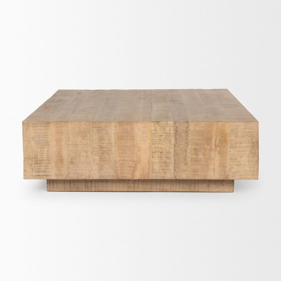 Coffee Tables Calista Light Brown Wood | 48" Square Coffee Table