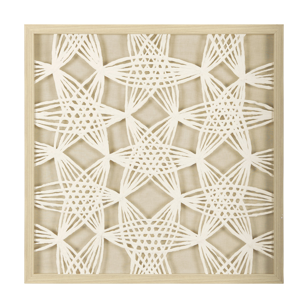 Vireo White | Beige | Circles Wood Wall Art