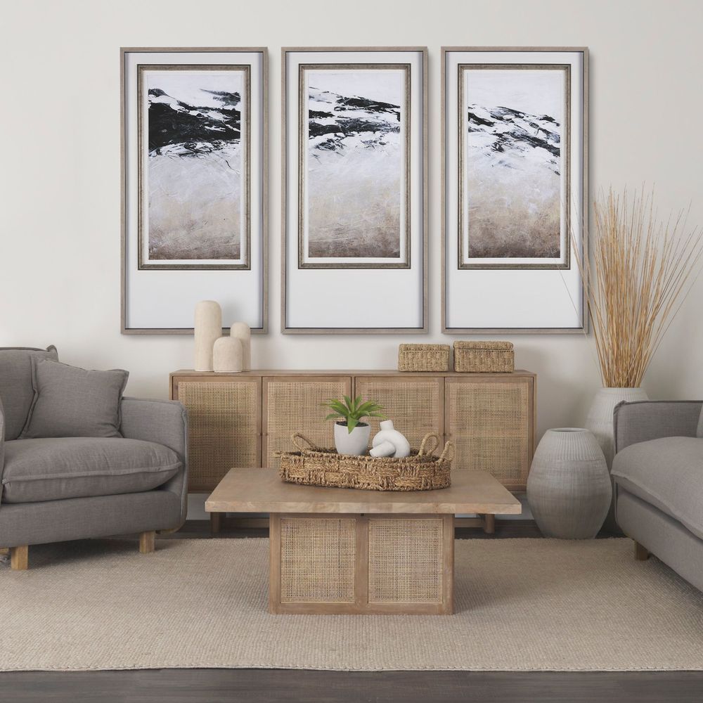 Sideboards & Credenzas Sailor Light Brown Wood | Cane Accent Sideboard