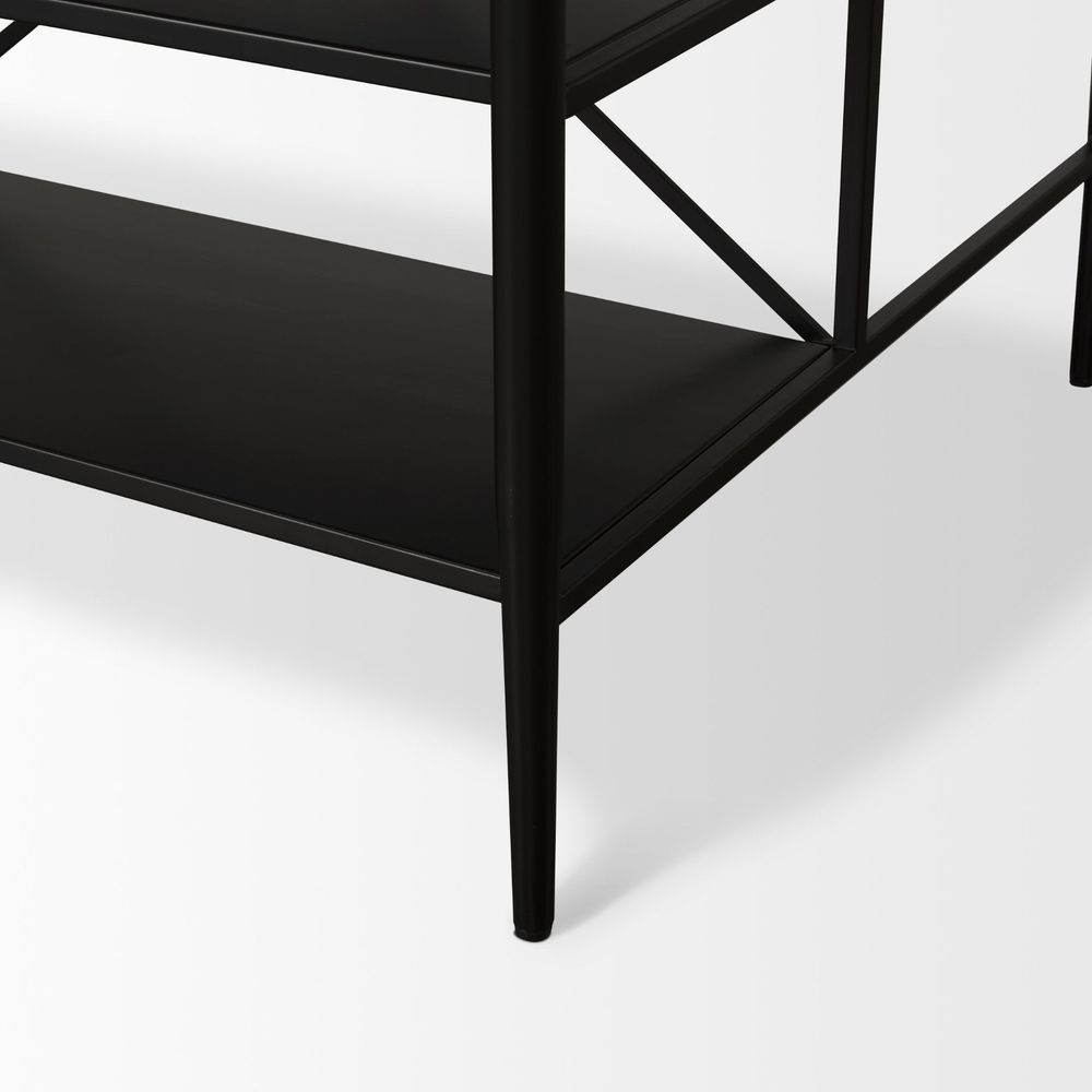 Toryn Kitchen Island with Marble Top