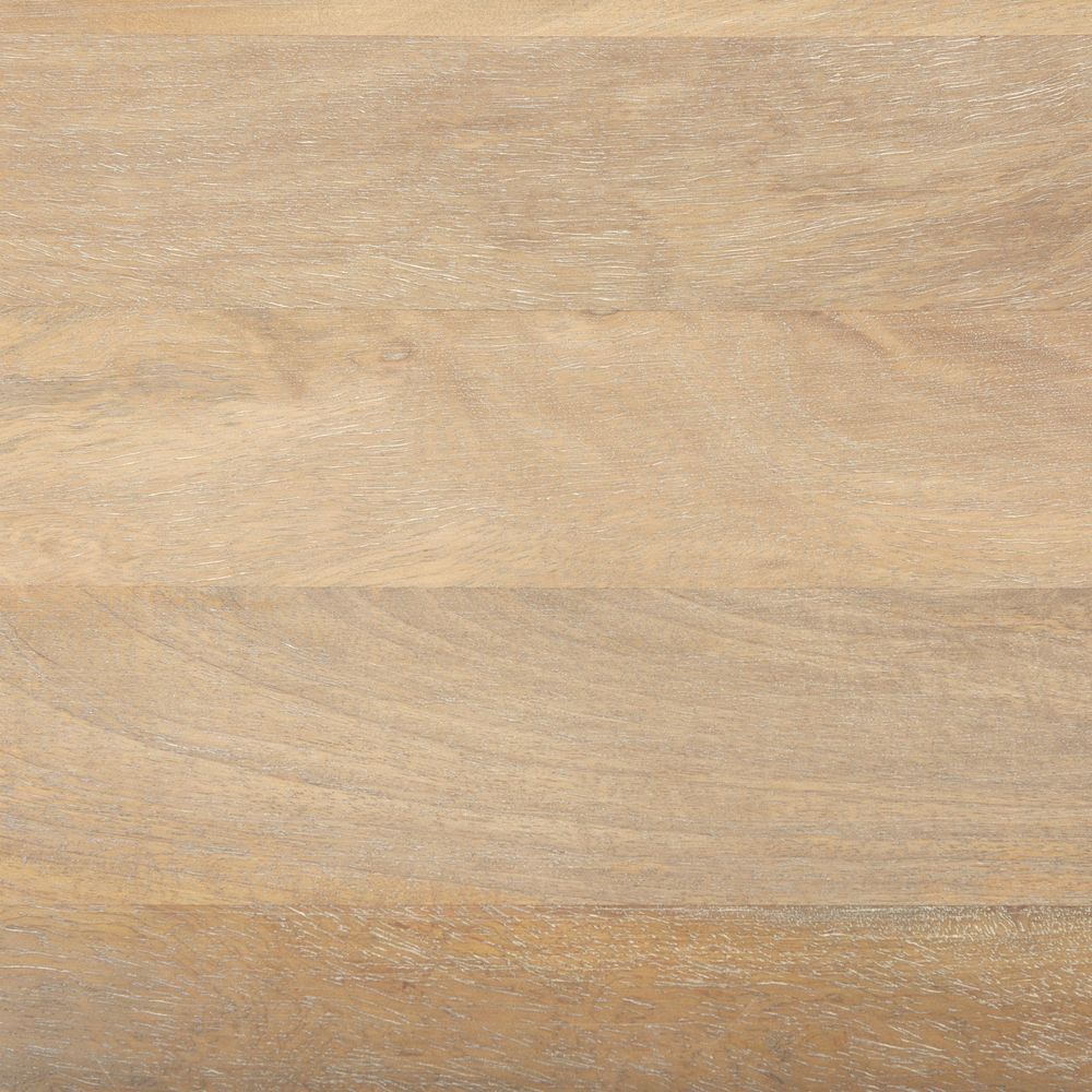Dining Tables Maximus Light Brown Wood | Dark Gunmetal Dining Table