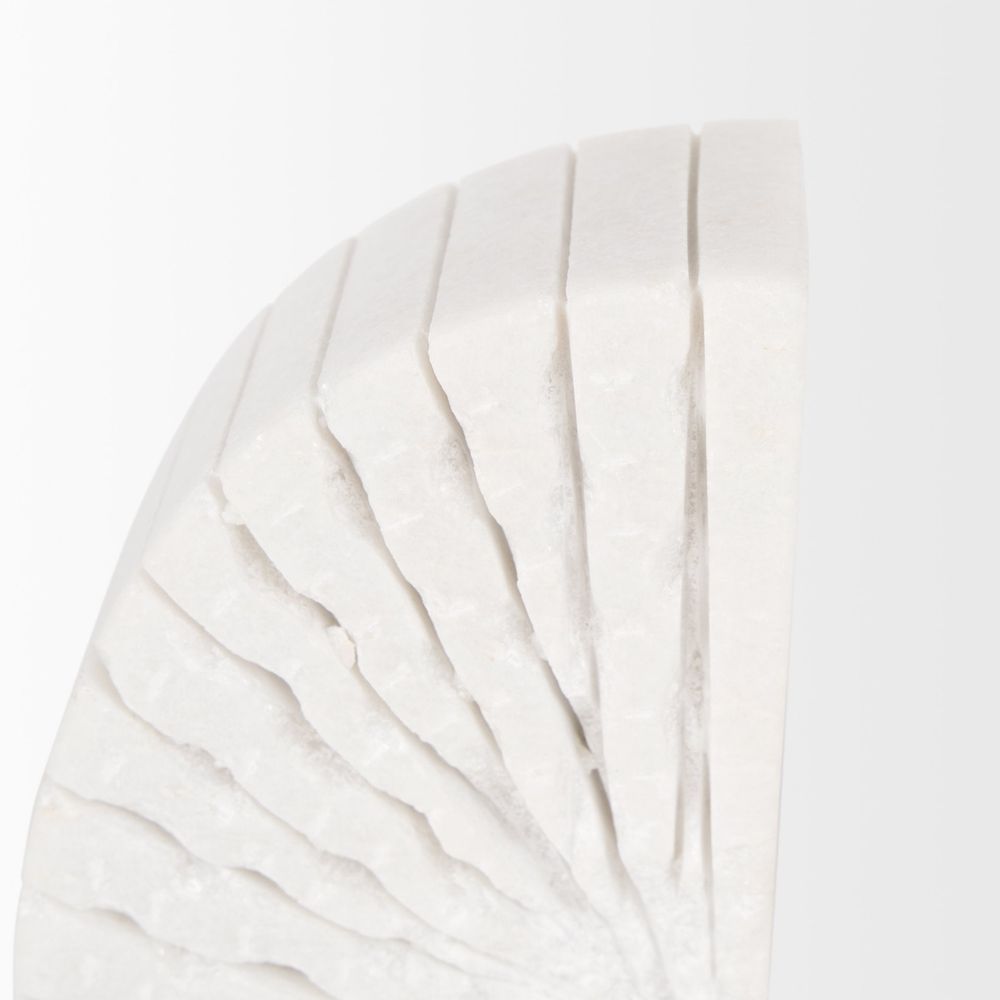 Somerset White Marble Book End