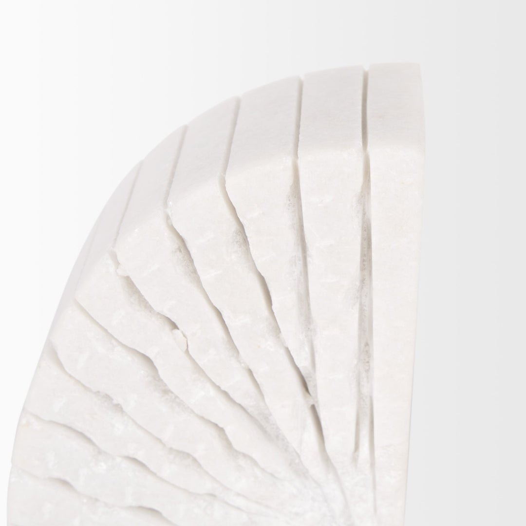 Somerset White Marble Book End