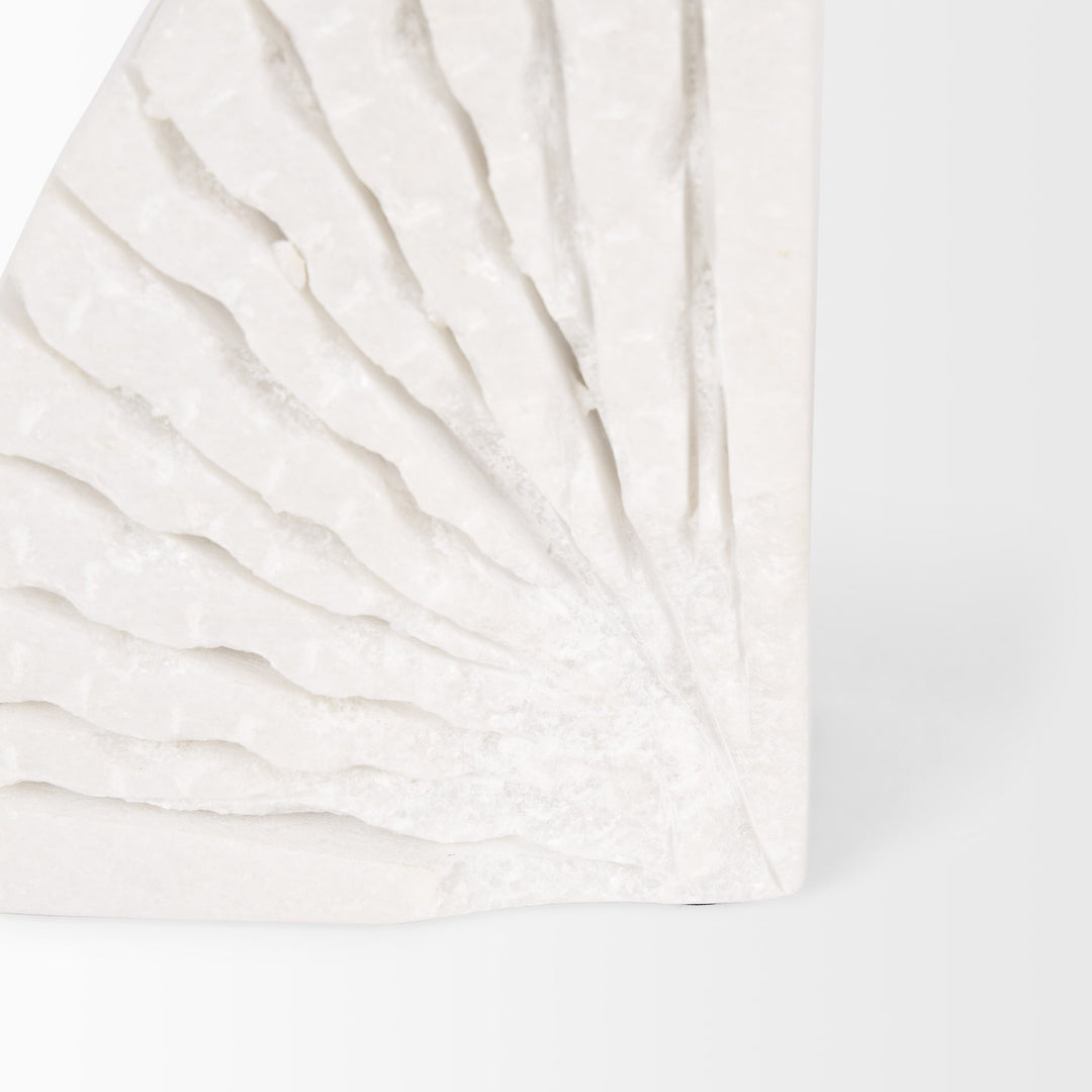 Somerset White Marble Book End