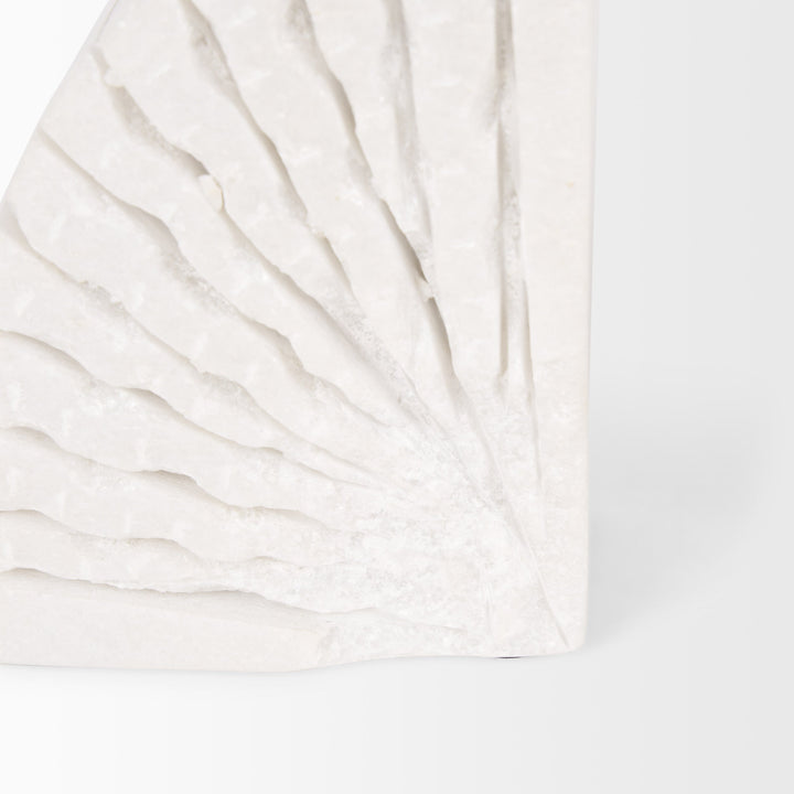 Somerset White Marble Book End