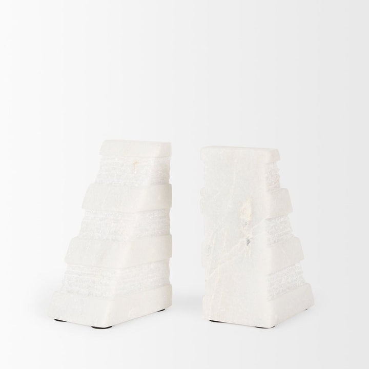 Vallina White Marble Book End