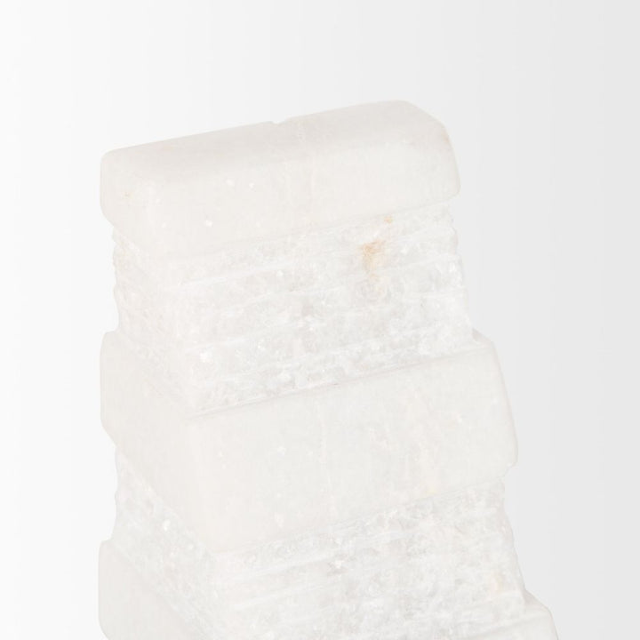 Vallina White Marble Book End
