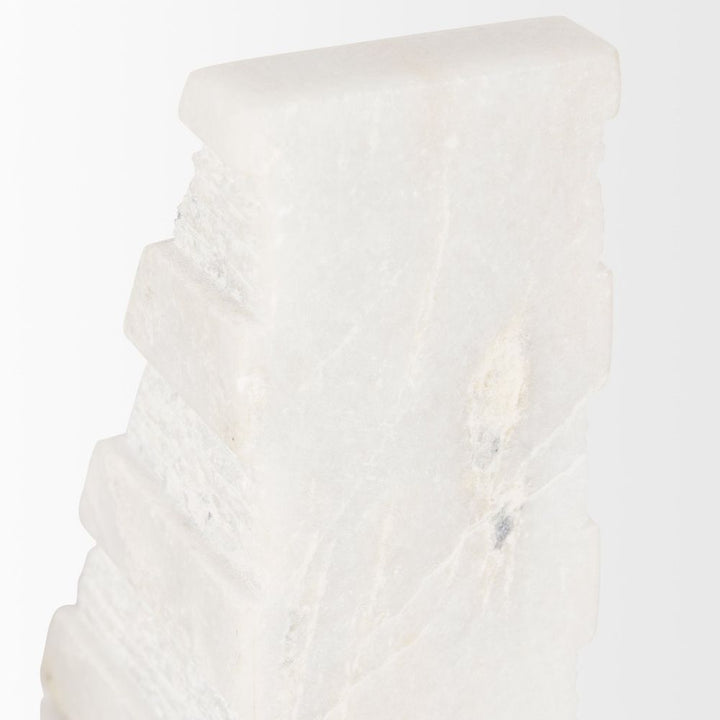 Vallina White Marble Book End