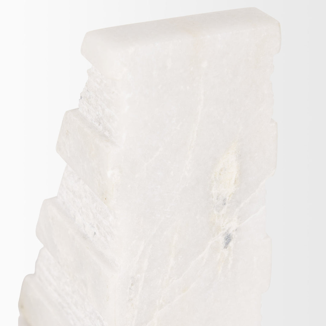 Vallina White Marble Book End