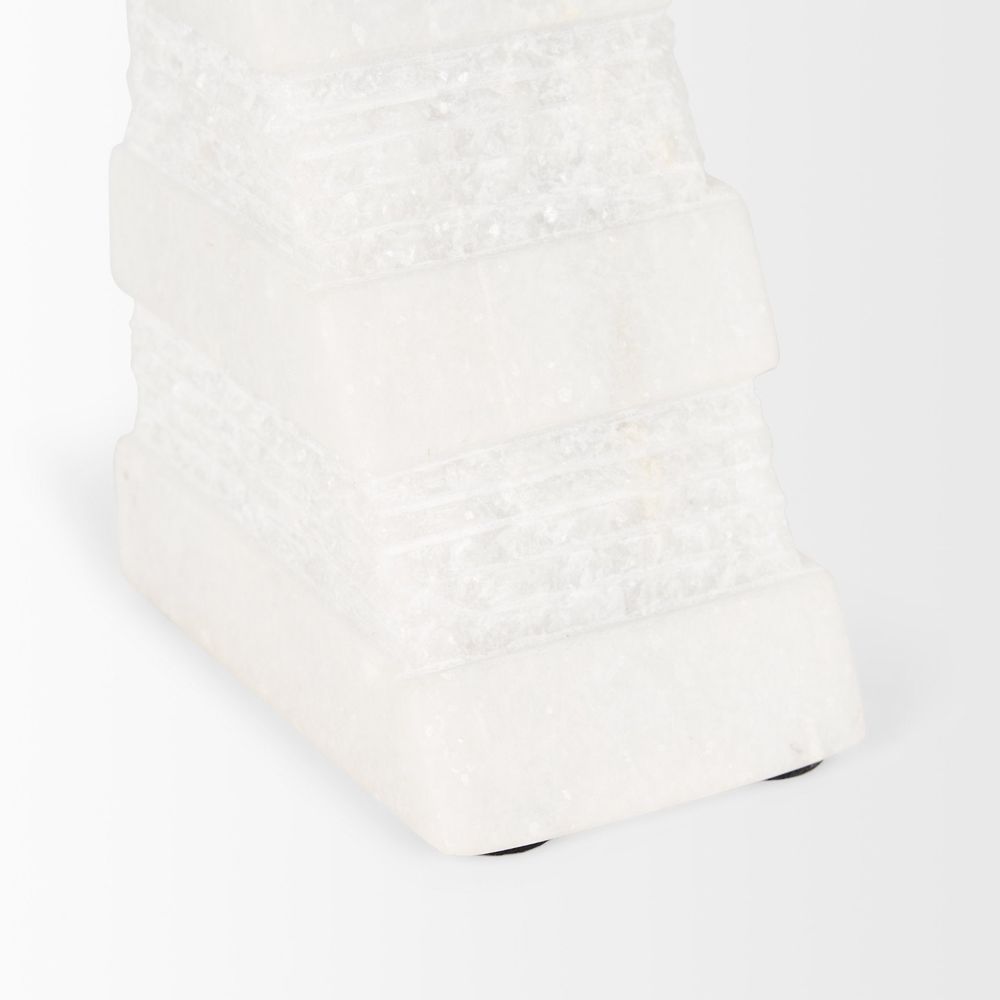 Vallina White Marble Book End