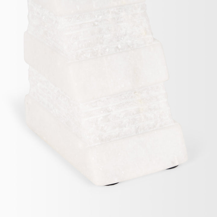 Vallina White Marble Book End
