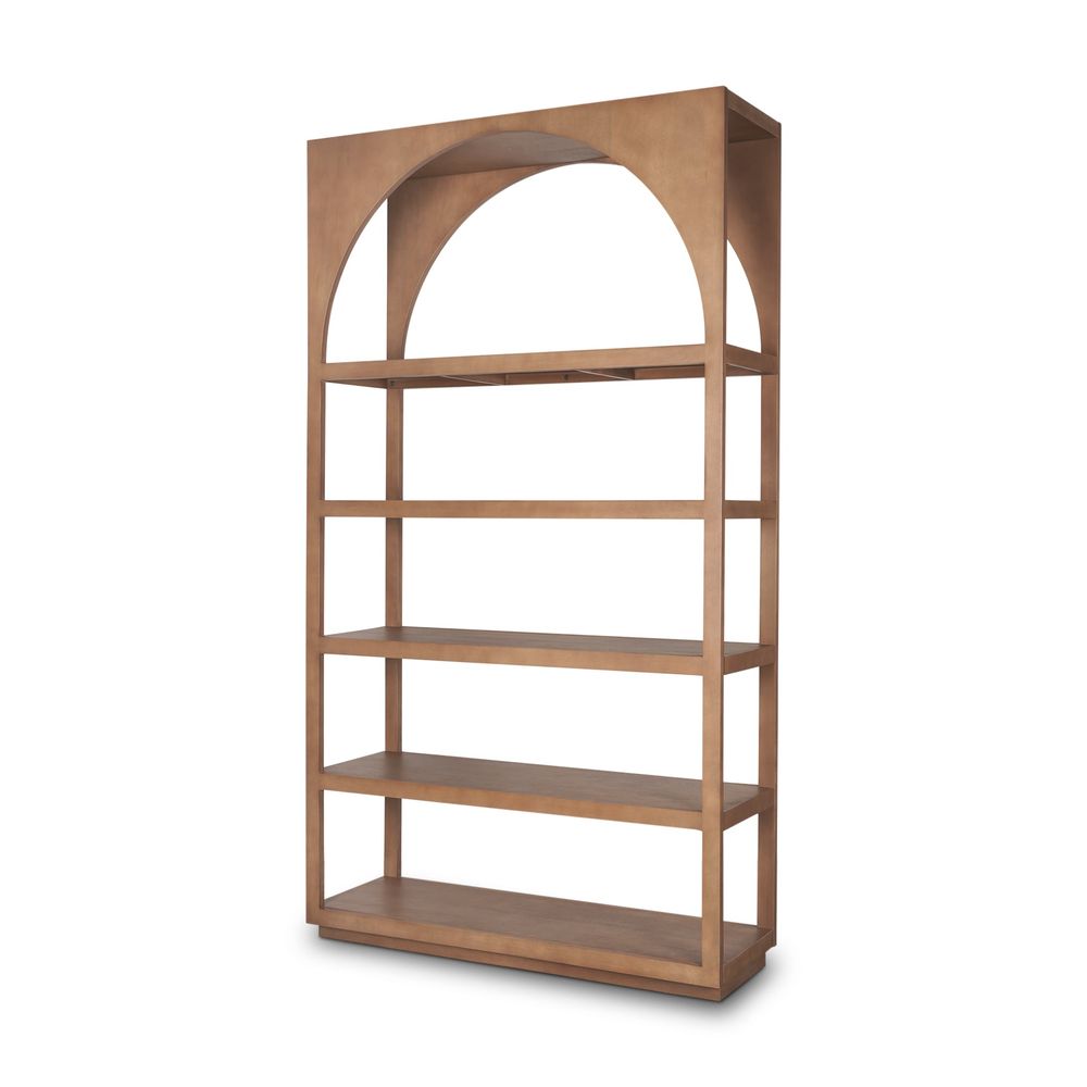 Bookcases & Etageres Kingsley Brown Wood Shelving Unit