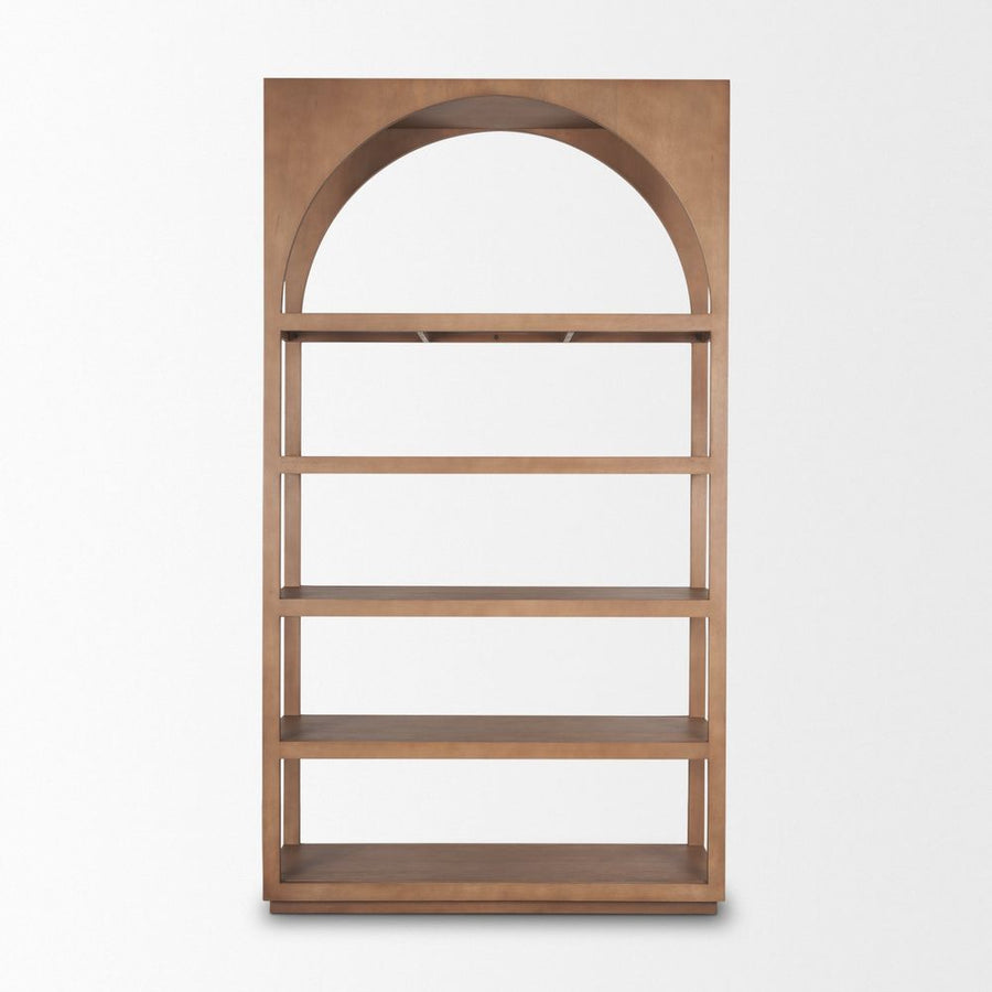 Bookcases & Etageres Kingsley Brown Wood Shelving Unit