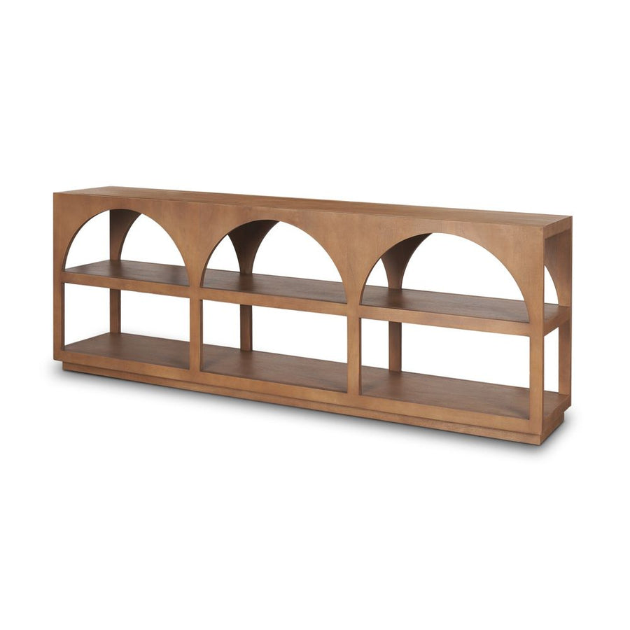 Console Tables Kingsley Brown Wood | Large Console Table
