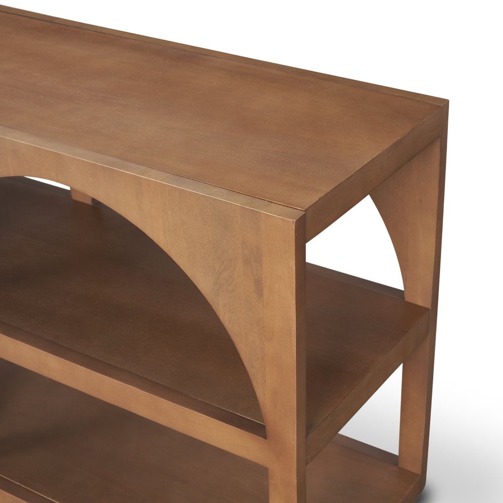 Kingsley Brown Wood | Large Console Table