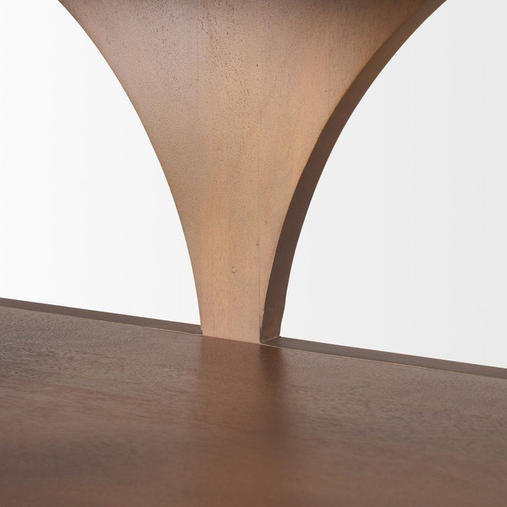 Kingsley Brown Wood | Large Console Table