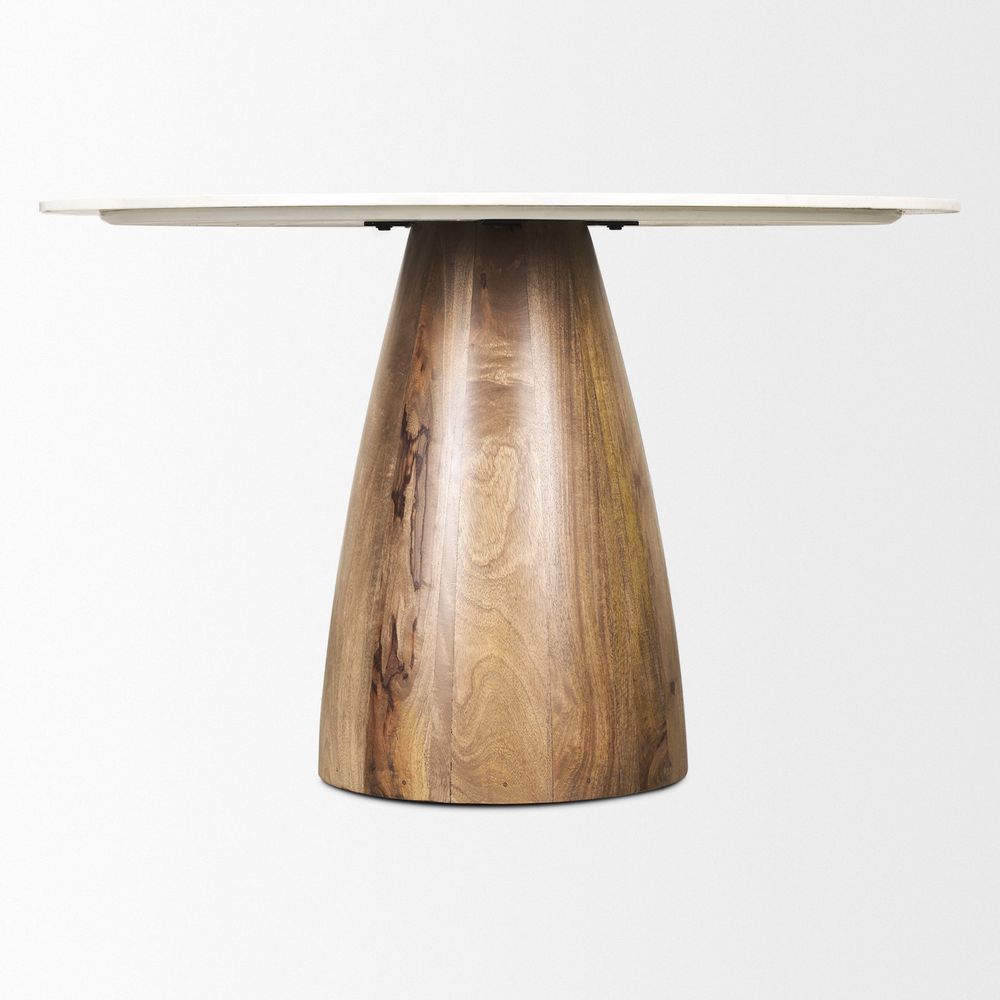 Dining Tables Carleton White Marble | 48" Dining Table