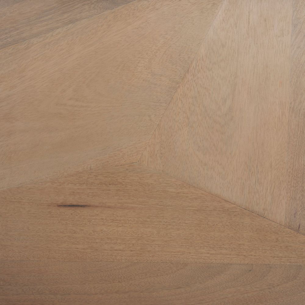 Victoria Light Brown Wood | Black Metal Sideboard