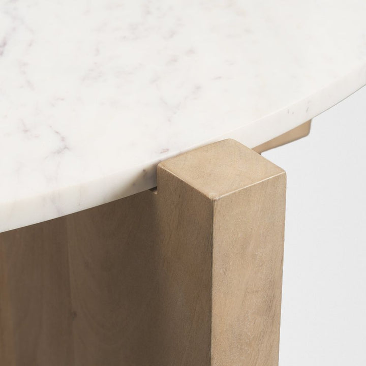 Theodore Light Brown | Marble Coffee Table
