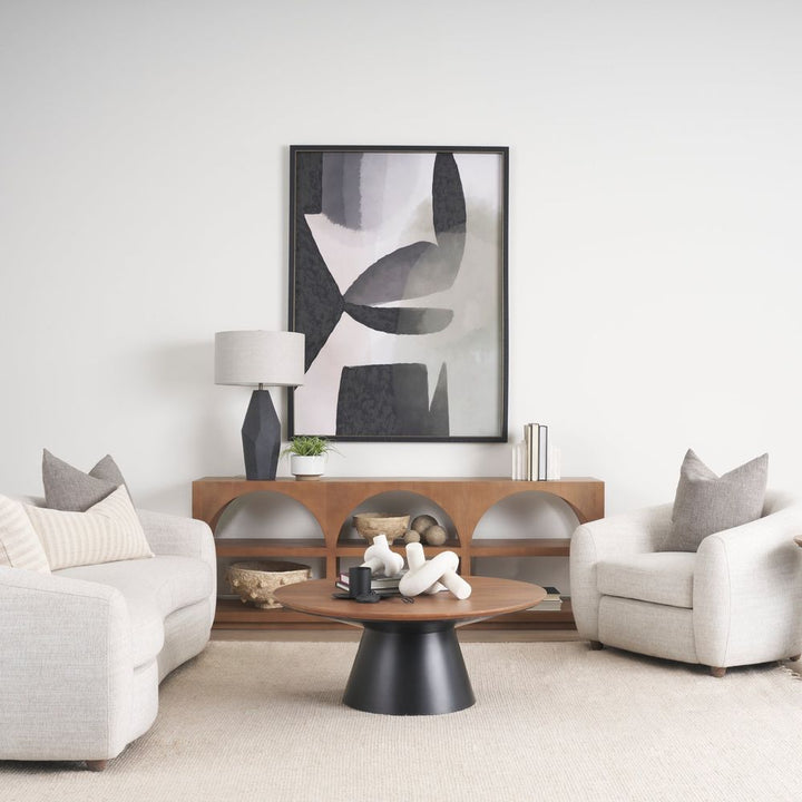 Console Tables Kingsley Brown Wood | Large Console Table