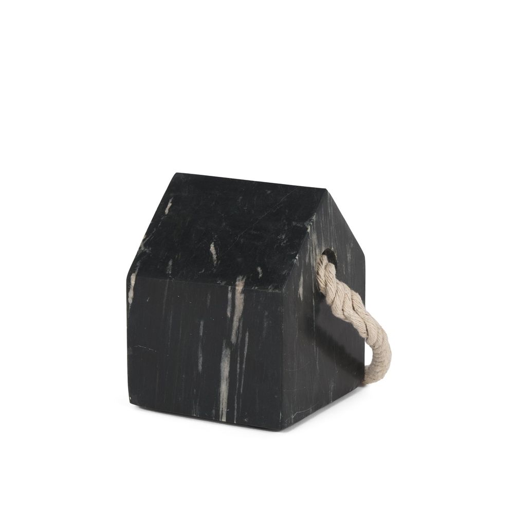 Raven Black Marble Decorative Object