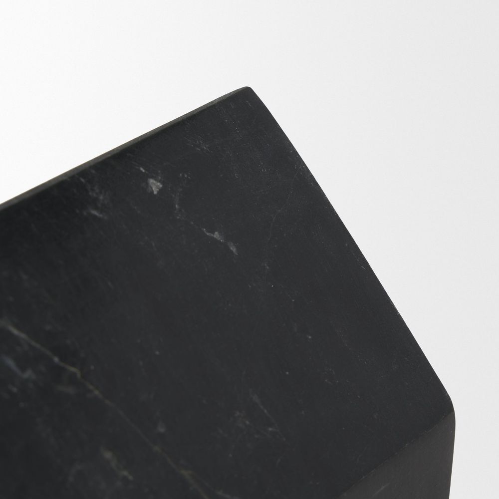 Raven Black Marble Decorative Object