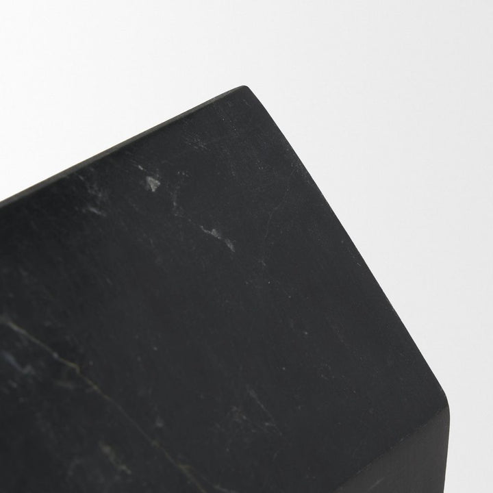Raven Black Marble Decorative Object