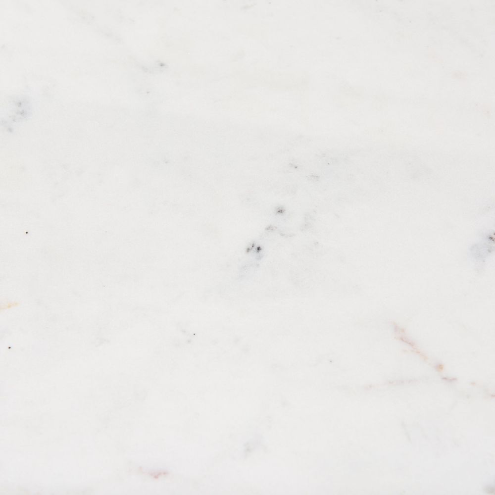 Dining Tables Fabian White Marble | Black Wood Dining Table
