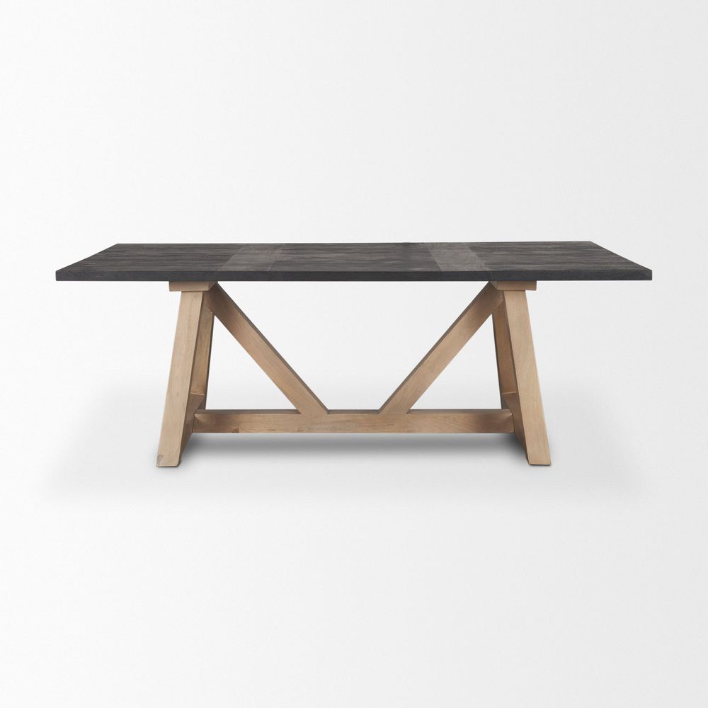 Dining Tables Solace Black | Brown | 84x42 Dining Table