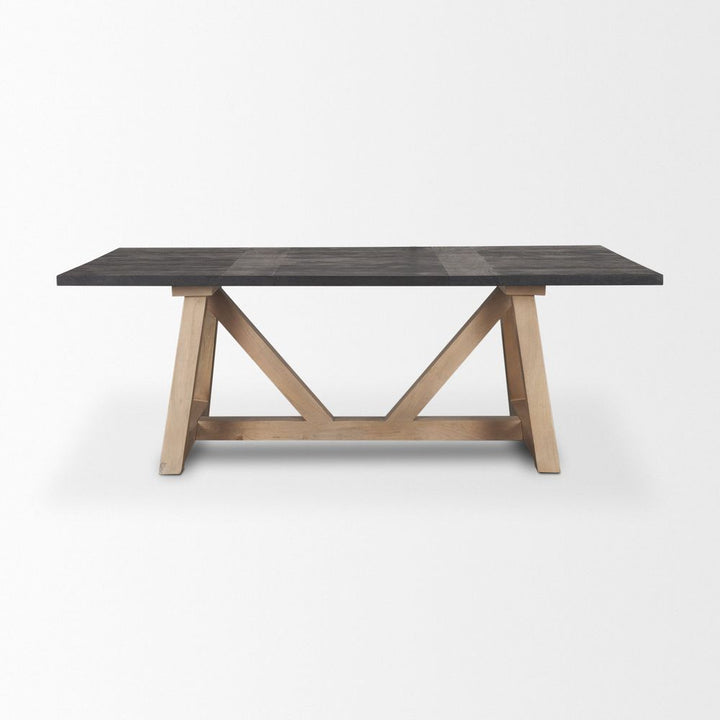 Dining Tables Solace Black | Brown | 84x42 Dining Table