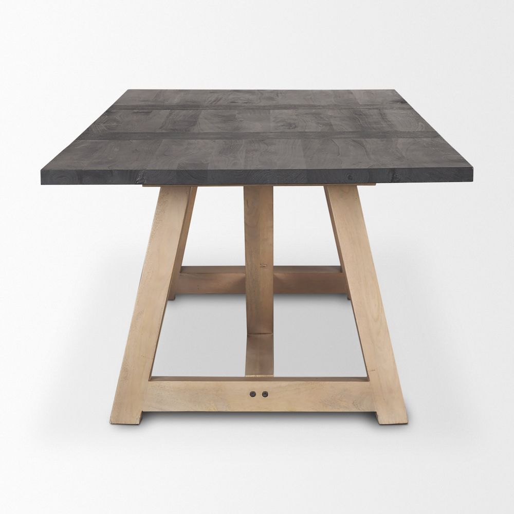 Dining Tables Solace Black | Brown | 84x42 Dining Table
