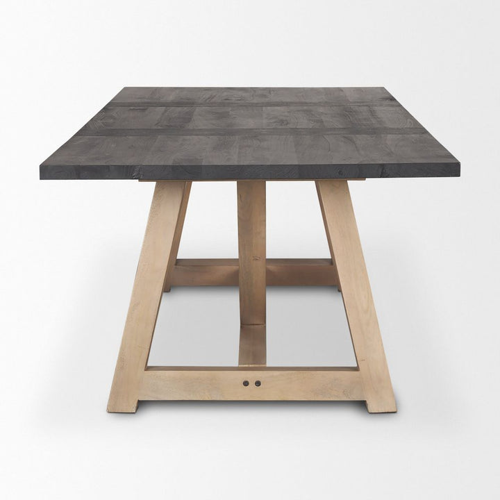 Dining Tables Solace Black | Brown | 84x42 Dining Table